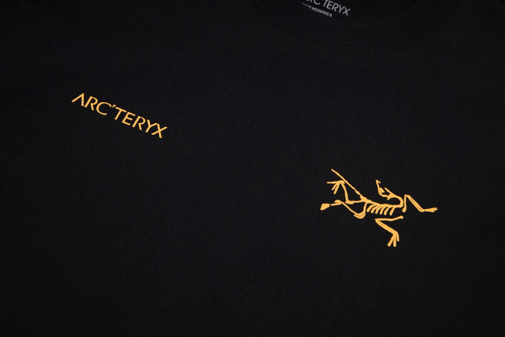 [ Ayc Teryx ] 2024FW T LOGO Premium 32s Same Style ：Black White Size：XS S M L